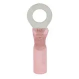 #16-14AWG #8 Stud Heat Shrink Insulated Ring Terminals, 25 pack