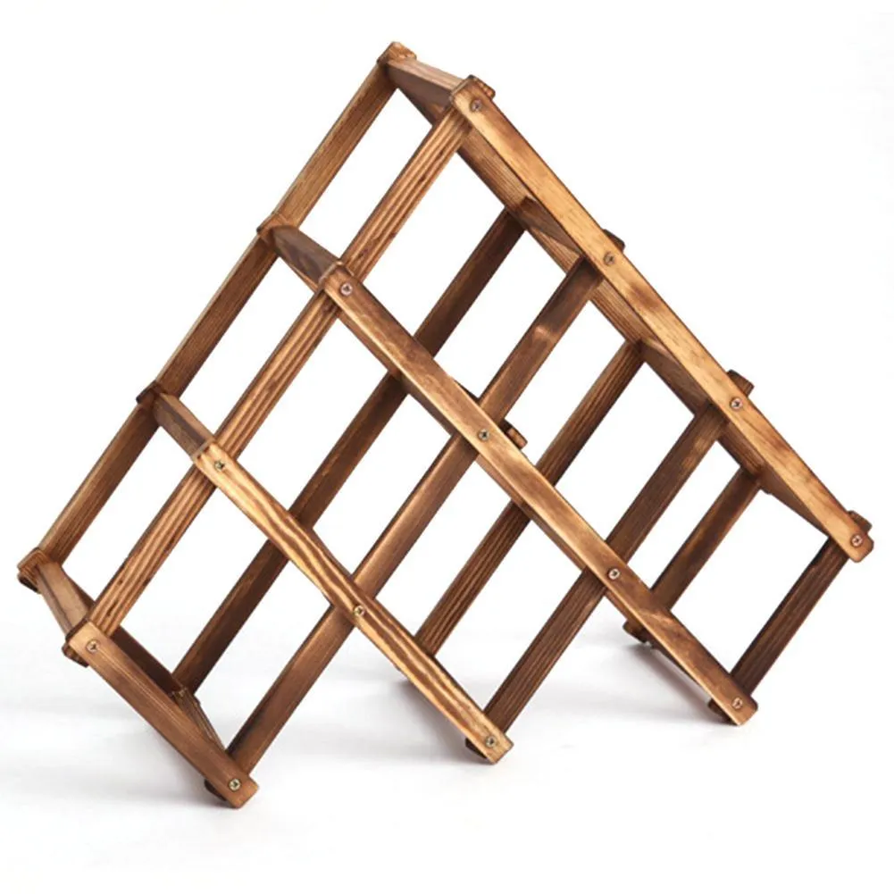 1PC Wood Wine Holder High Quality Home Organizer Rack