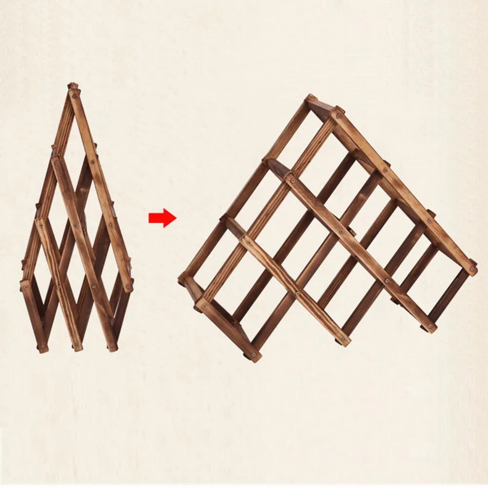 1PC Wood Wine Holder High Quality Home Organizer Rack