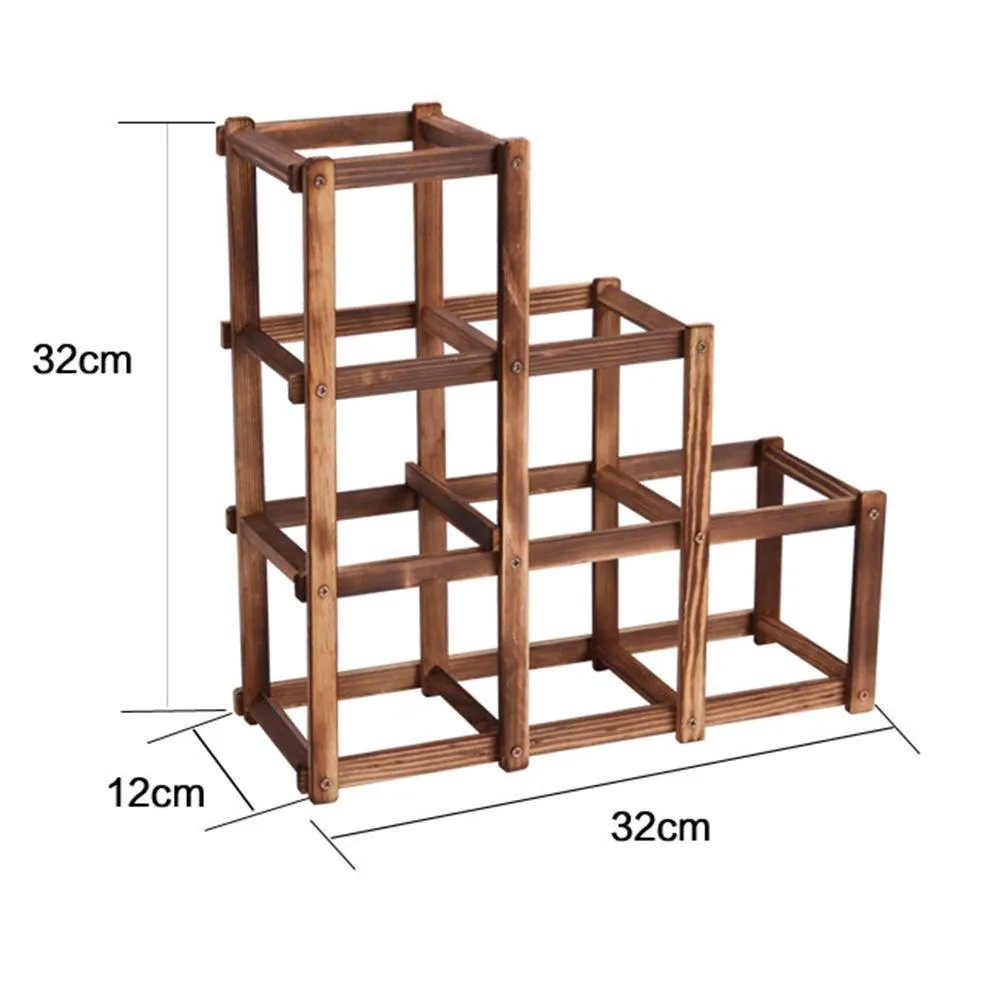 1PC Wood Wine Holder High Quality Home Organizer Rack