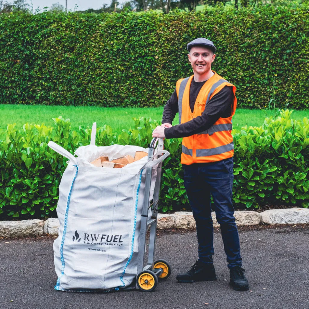 300kg Kiln Dried Oak - 3 Trolley Bags with 3 bags of kindling