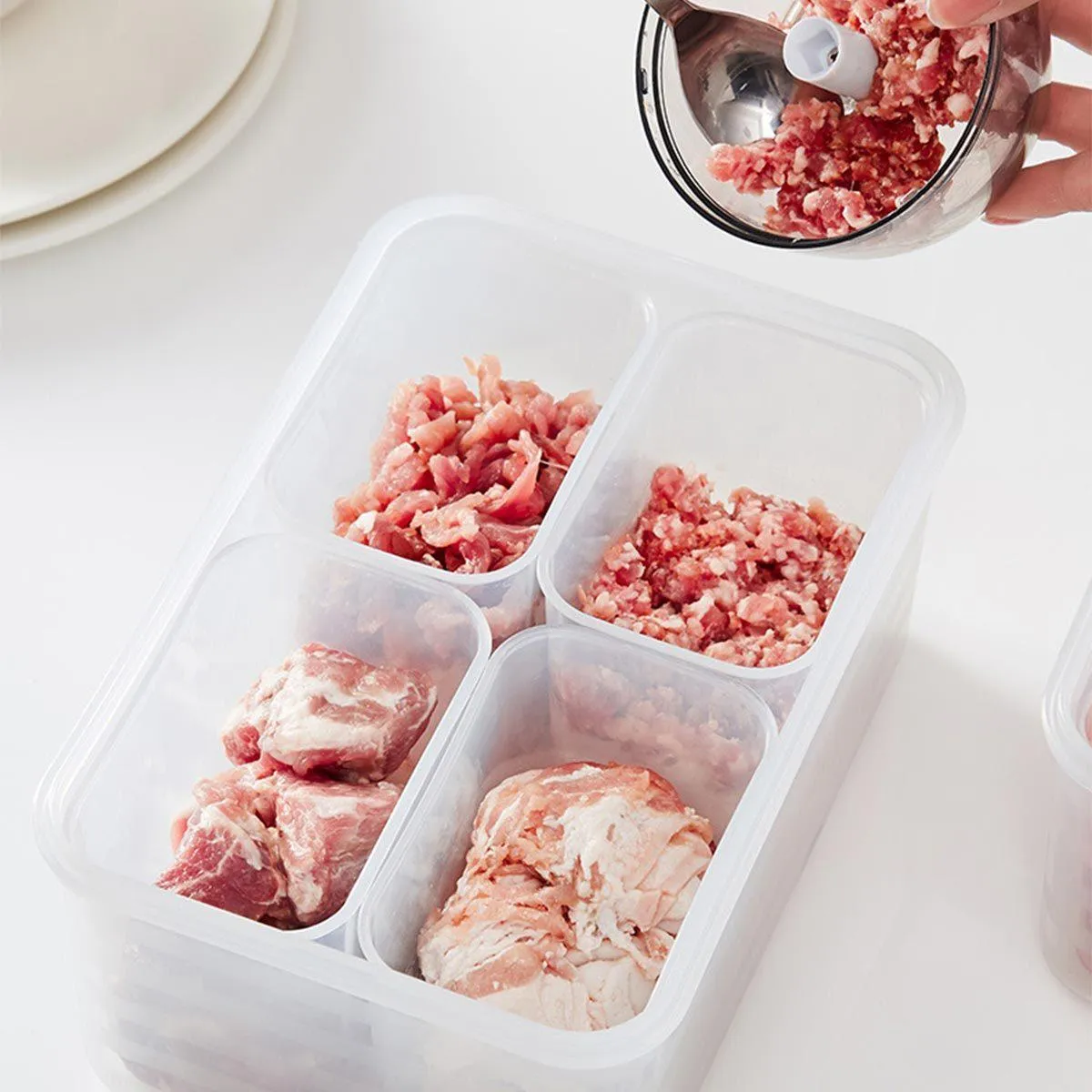 4-Compartment Meal Prep Container with Locking Lids, HG0014