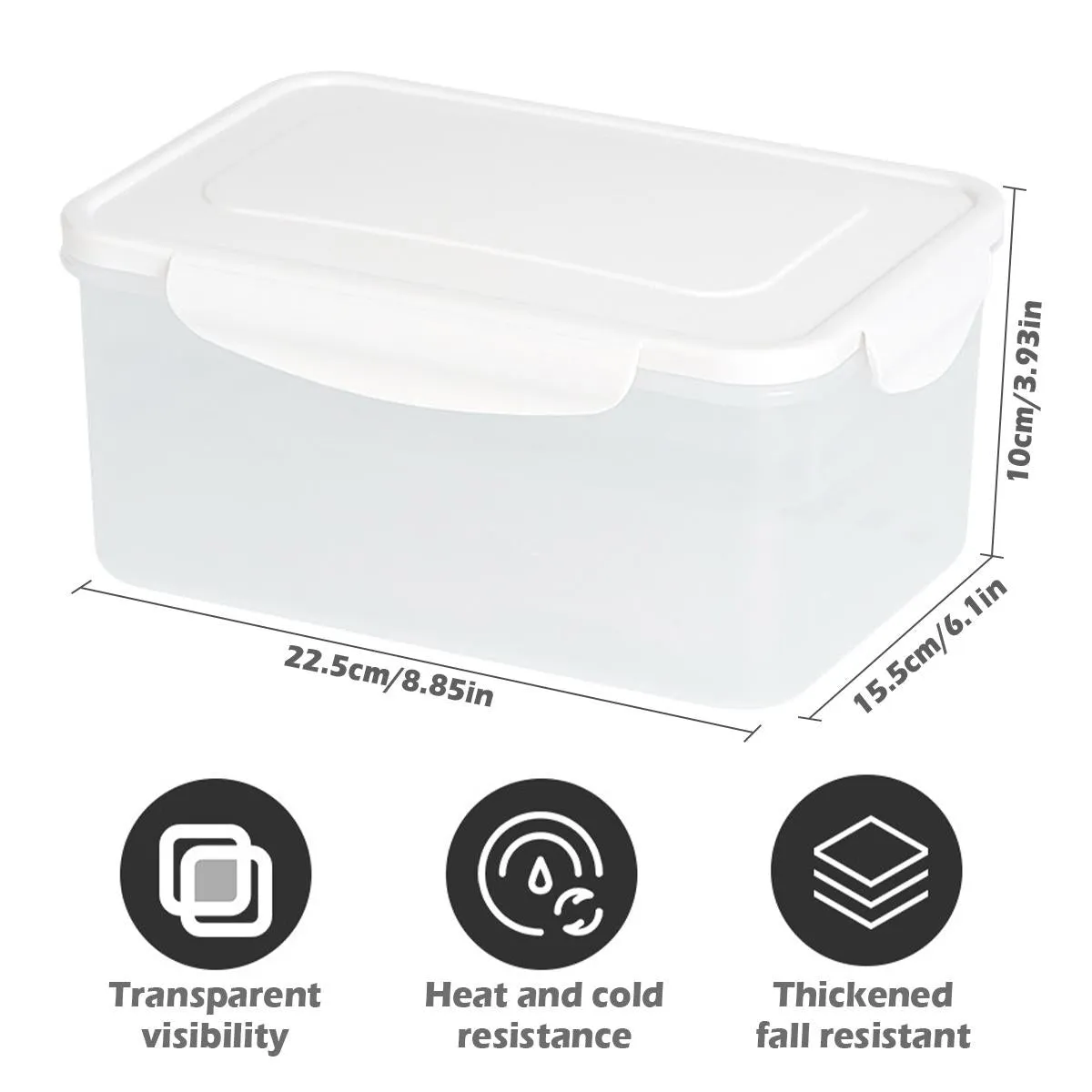 4-Compartment Meal Prep Container with Locking Lids, HG0014