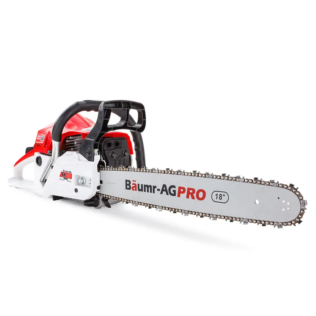 45CC 3.5HP Petrol Chainsaw 18" Bar, E-Start - Baumr-AG