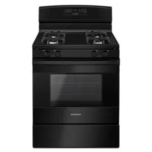 Amana AGR6303MMB 30-Inch Gas Range With Bake Assist Temps