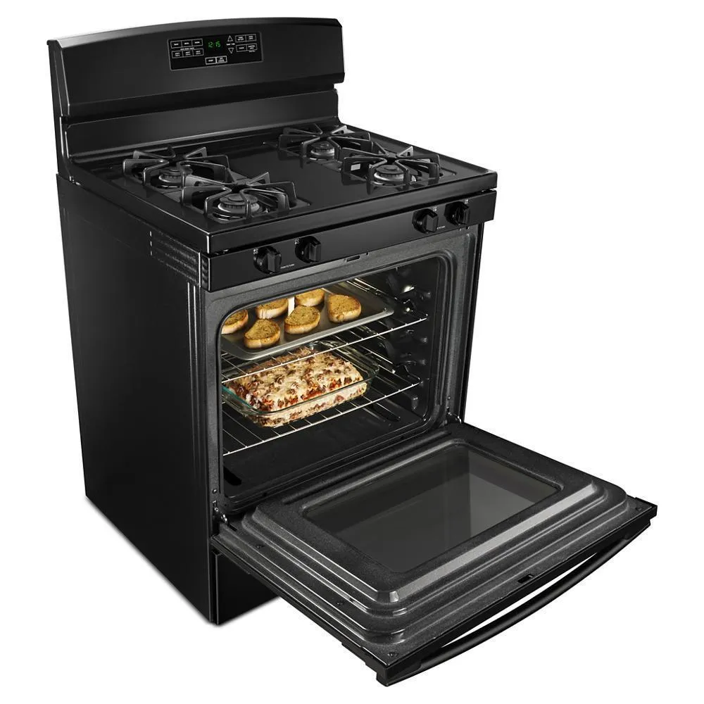 Amana AGR6303MMB 30-Inch Gas Range With Bake Assist Temps