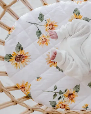 Bambella Designs Waterproof Bassinet Sheet/Change Mat Cover | Sunny Days