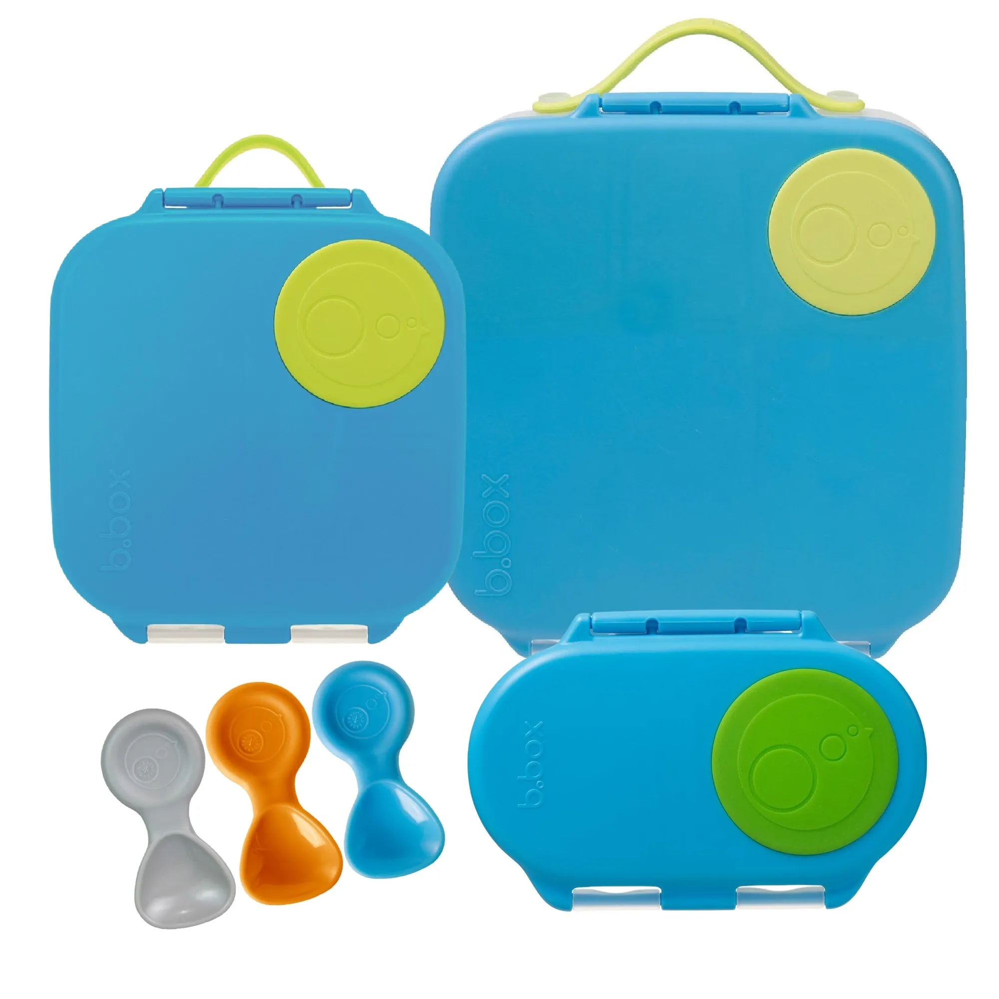 b.box Bento Large & Mini Lunch Box & Snack Box Bundle - Ocean Breeze