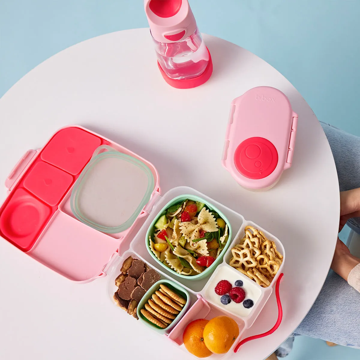 b.box Bento Lunch Box LARGE - Flamingo Fizz