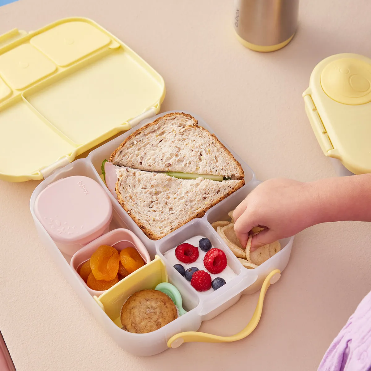 b.box Bento Lunch Box LARGE - Lemon Twist