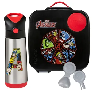 b.box Large Lunch Box & Large Bottle Bundle - Avengers