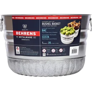 Bushel Basket Round - 9.3 Gallon Steel