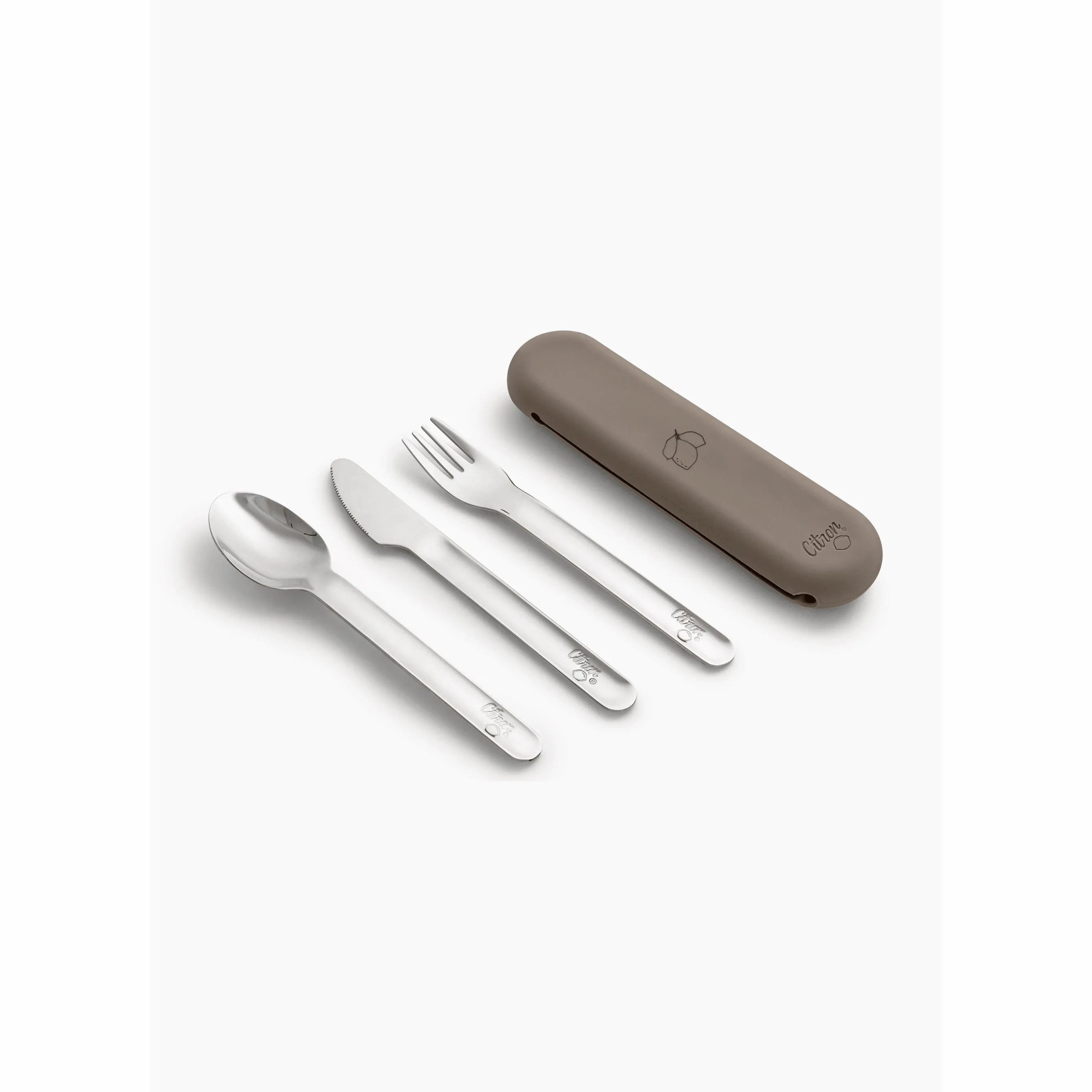 Citron Cutlery Set - Brown