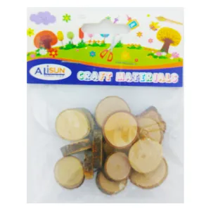 Craft Mat Wood Log pieces