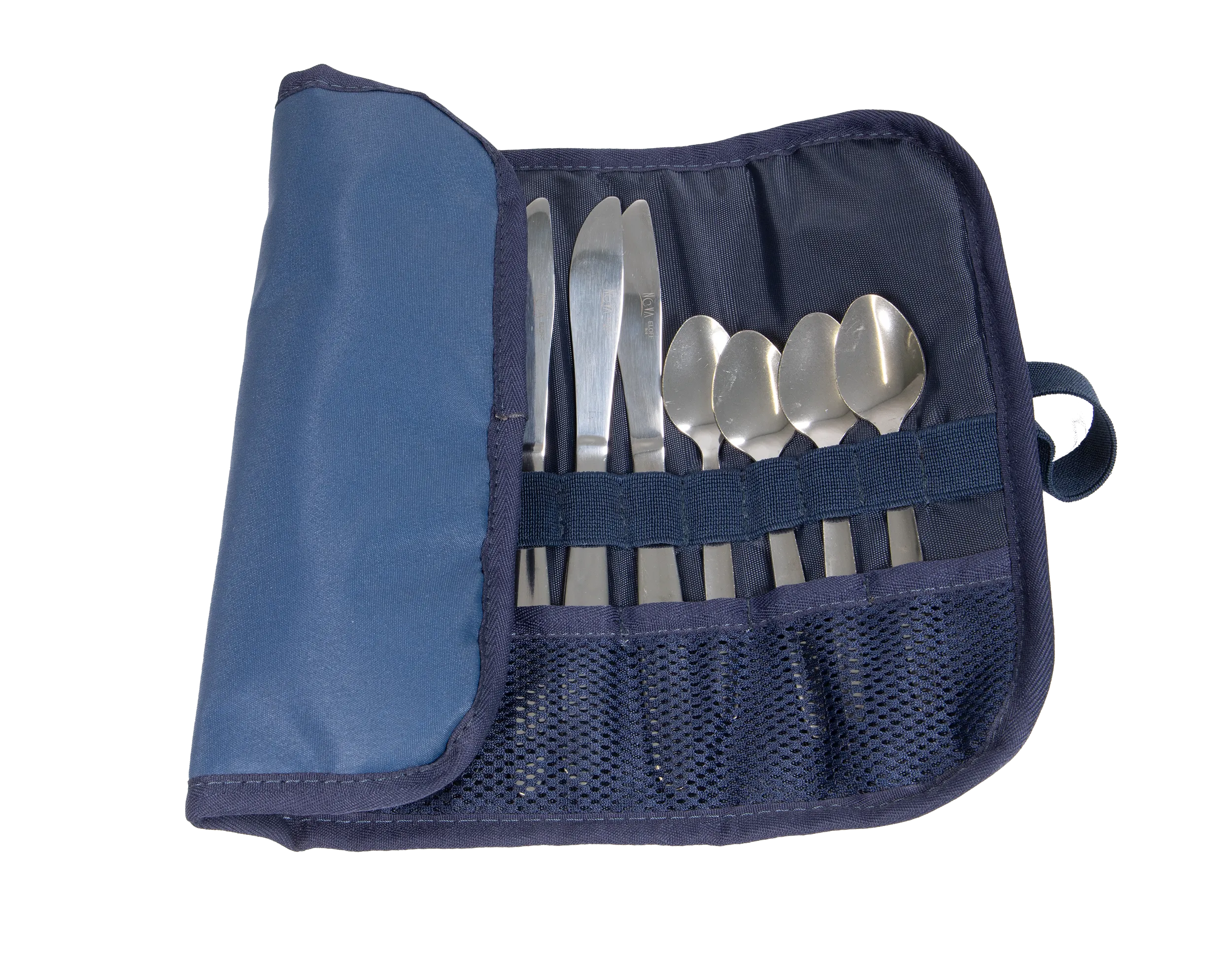 Cutlery Roll-Up Compact 4-Set Ripstop Kitted