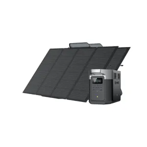 EcoFlow DELTA Max 2000   2x 400W Solar Panels