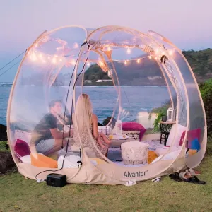 everyday 10'x10' Gazebo Bubble Style Pop Up Beige