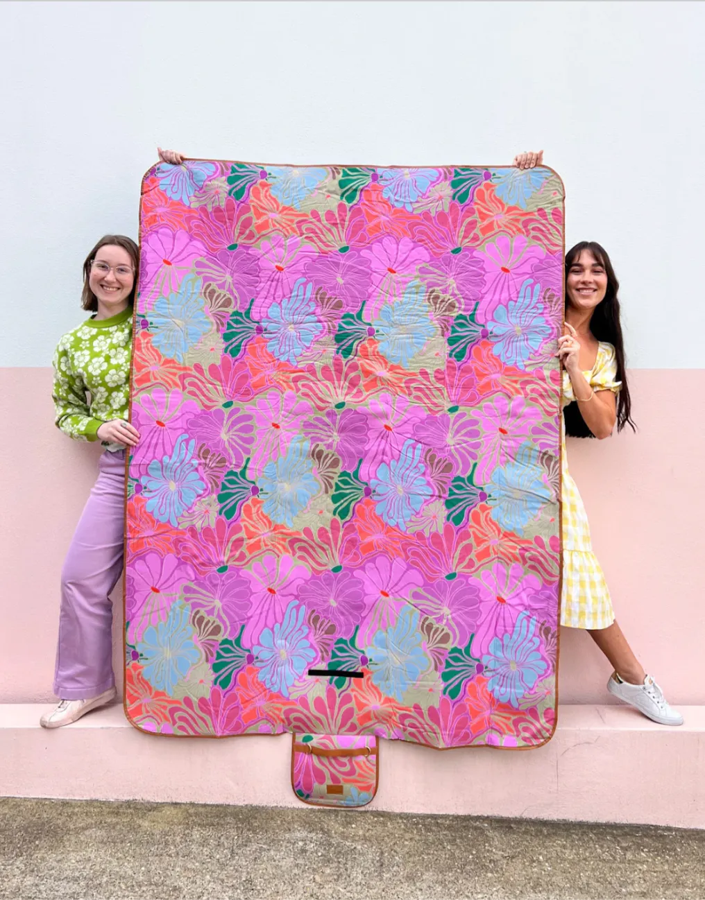 Flower Power Picnic Rug