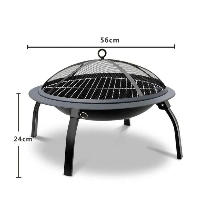 Folding BBQ Grill Outdoor CampStove Portable Barbecue Grill Household Charcoal Heating Brazier Charcoal Stove Indoor Roasting Stove