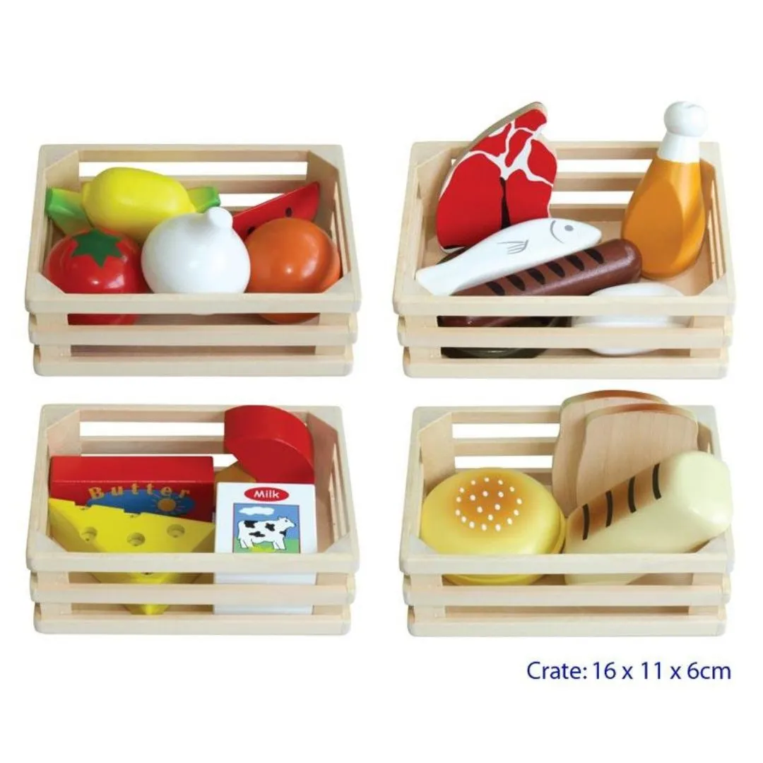 Food Box-4 In 1 Wood