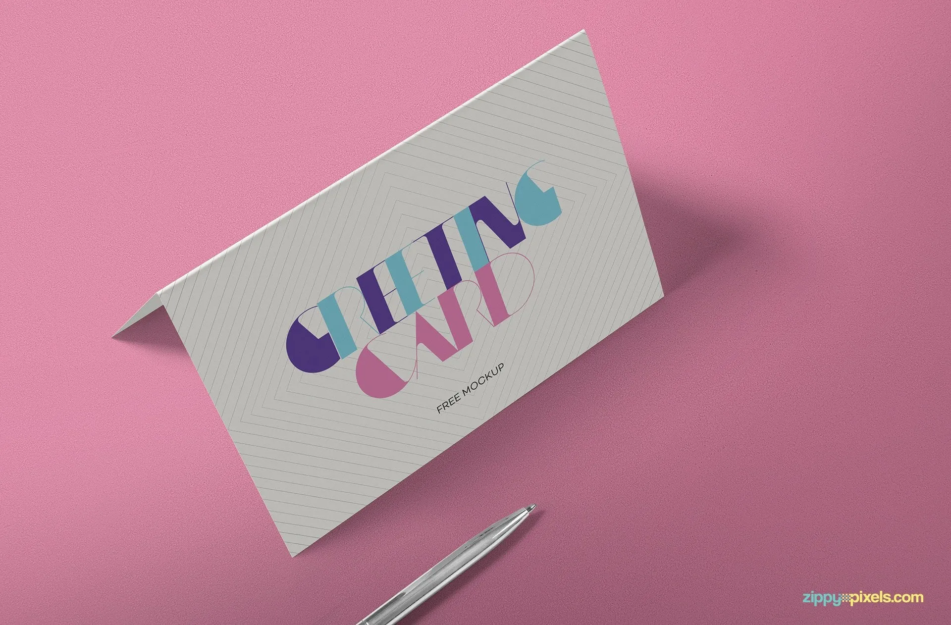 Free Stylish Invitation Card Mockup