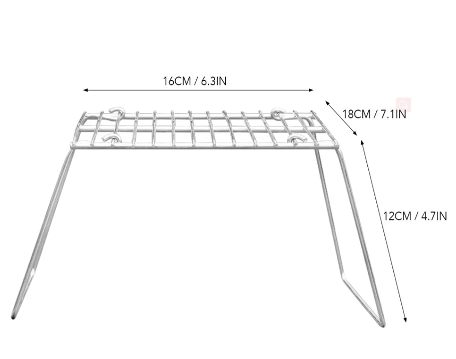 Grill Stainless Steel Picnic Barbecue Stove Rack