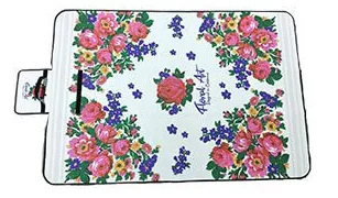 Kokum Floral Art Foldable Picnic Mat