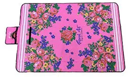 Kokum Floral Art Foldable Picnic Mat