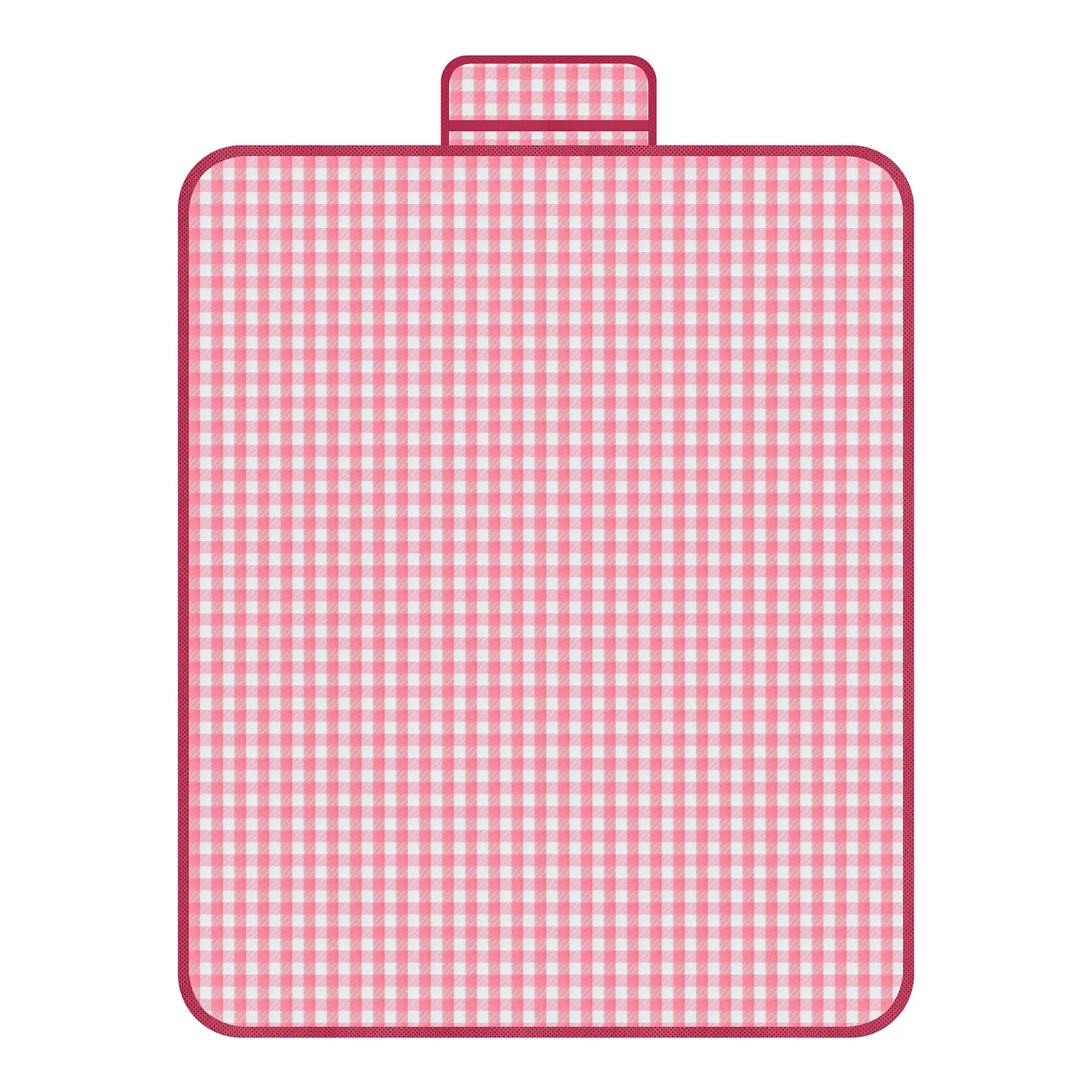 Kuber Industries Chatai Mat | Foldable Chatai for Travel | Sleeping Mat for Floor | Bedsheet & Mattress Protector | Floor Chatai Mat for Yoga | Chatai for Picnic | Check-Design | Pink