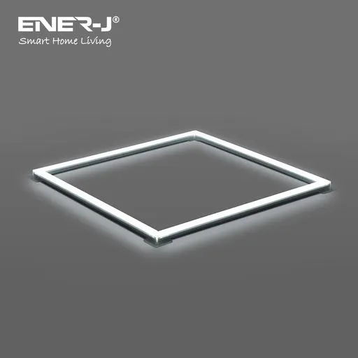 LED Borderline Panel, 60x60cms, 40W, 4000 Lumens, CCT Selectable (6k-4k-3k), 5yrs warranty