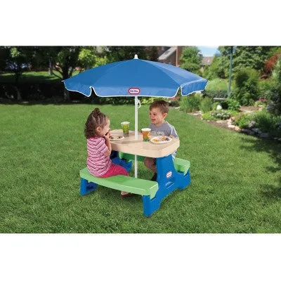 Little Tikes Easy Store Jr. Play Table with Umbrella