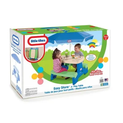 Little Tikes Easy Store Jr. Play Table with Umbrella