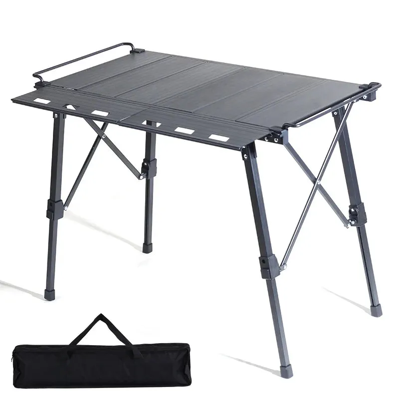 Lohascamping  Folding IGT table Lightweight Backpack roll table multifunctional adjustable leg desk Desktop burner bbq table