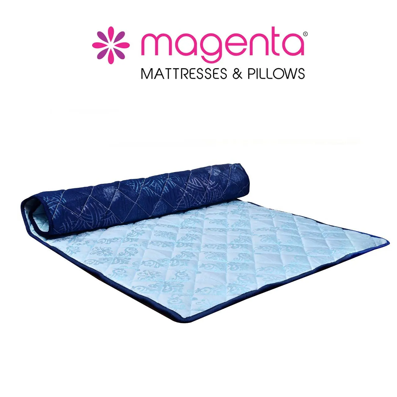 magenta- Foldable Travelling Mattress for Sleeping, Multipurpose Indoor Outdoor Travel mat, Outdoor Soft Foam Mattress, Indoor Camping, Lightweight Mattress (Pack of 1) (72 * 48 Size)