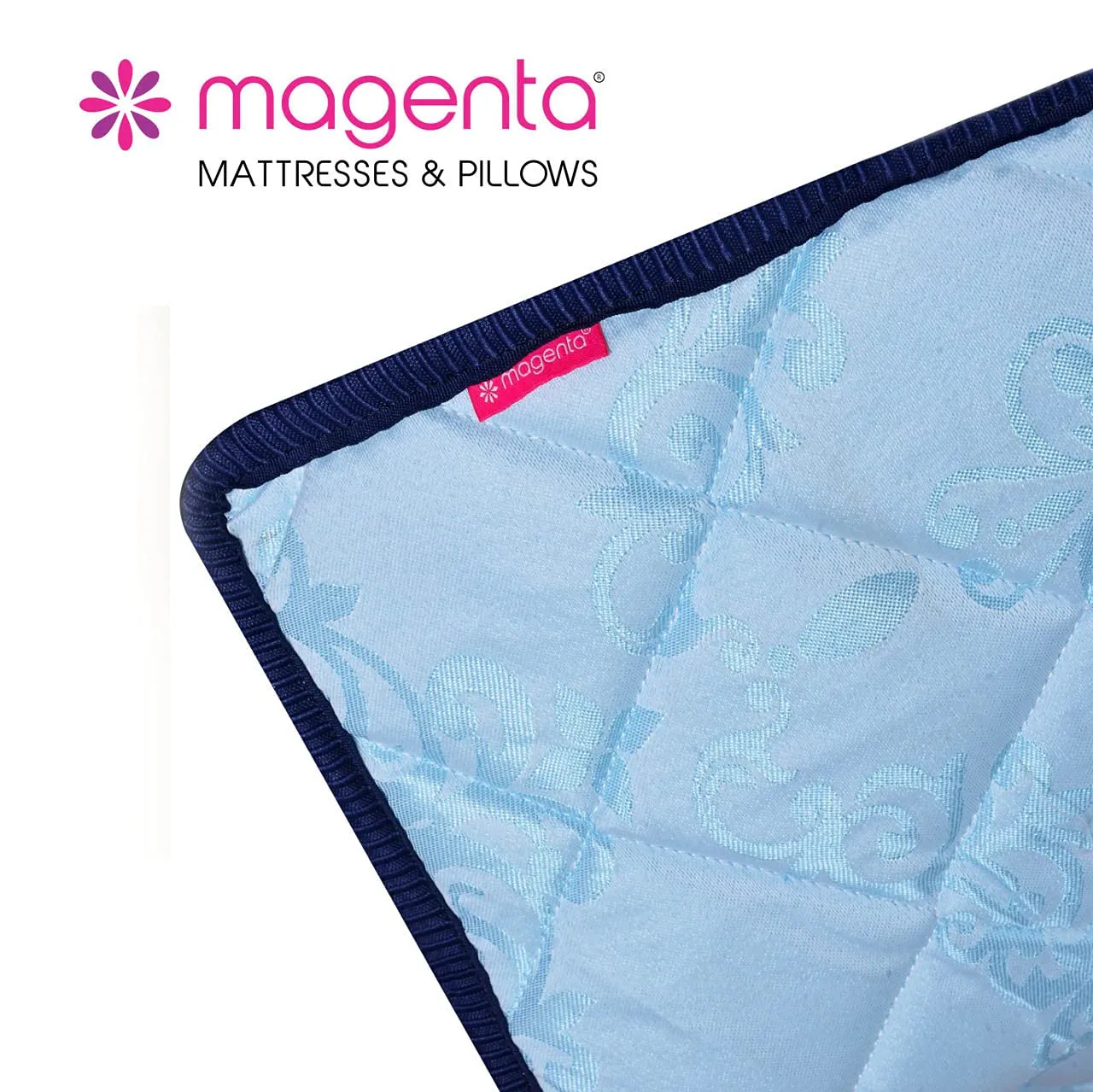 magenta- Foldable Travelling Mattress for Sleeping, Multipurpose Indoor Outdoor Travel mat, Outdoor Soft Foam Mattress, Indoor Camping, Lightweight Mattress (Pack of 1) (72 * 48 Size)