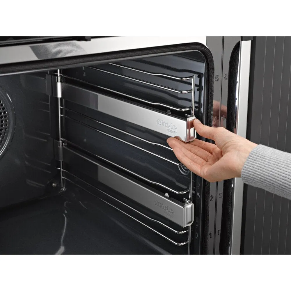 Miele H7364BP 76 Litre Built-In Oven with DirectSensor, Miele@home & Pyrolytic Cleaning Equipment, 59.5cm Wide - Stainless Steel/CleanSteel