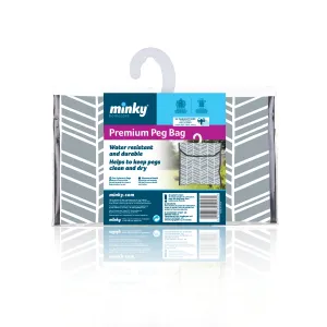 Minky Geo Premium Peg Bag