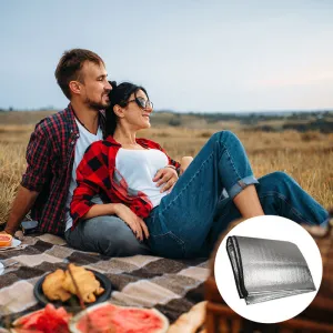 Moistureproof Multifunction Foldable Aluminum Film Camping Beach Mat