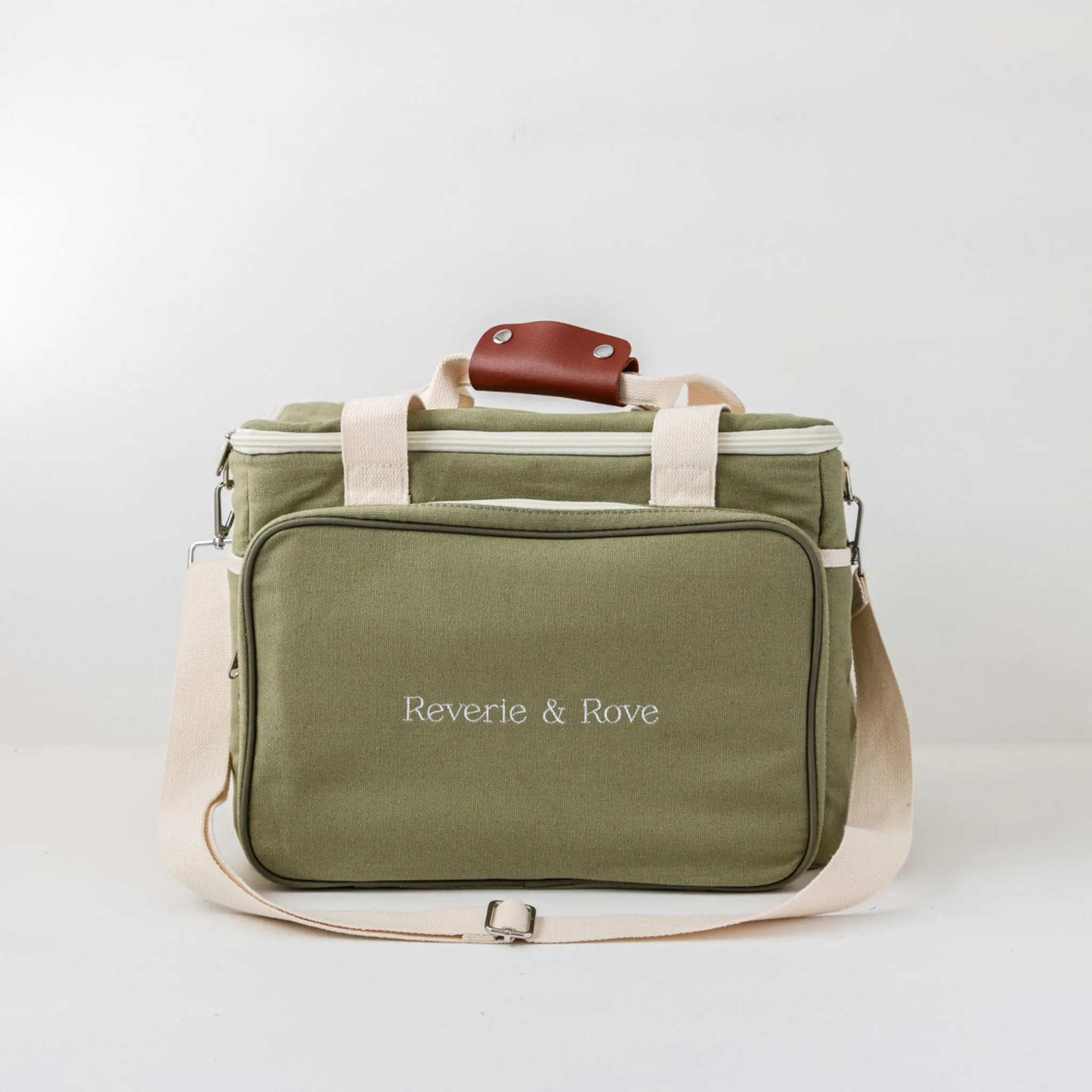 Natura Picnic Cooler Bag - Sage