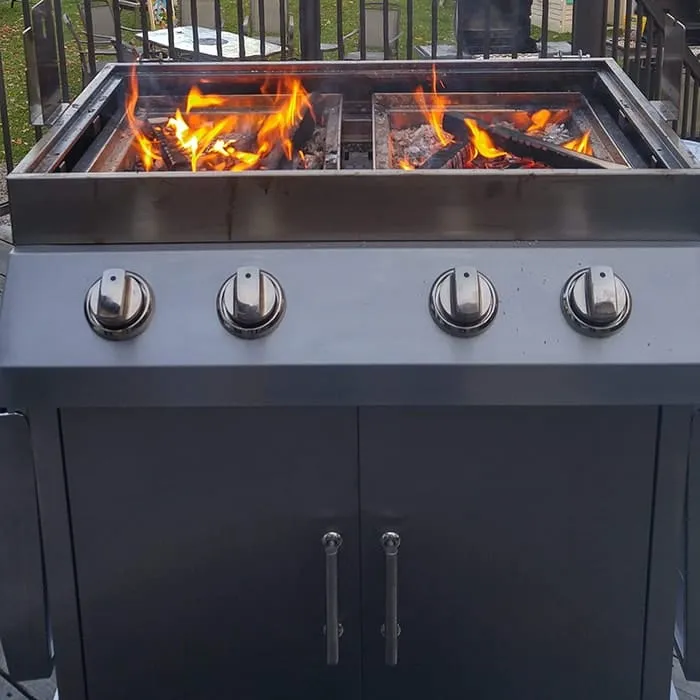 Neso Grill Multi-Fuel BBQ Propane, Charcoal & Wood