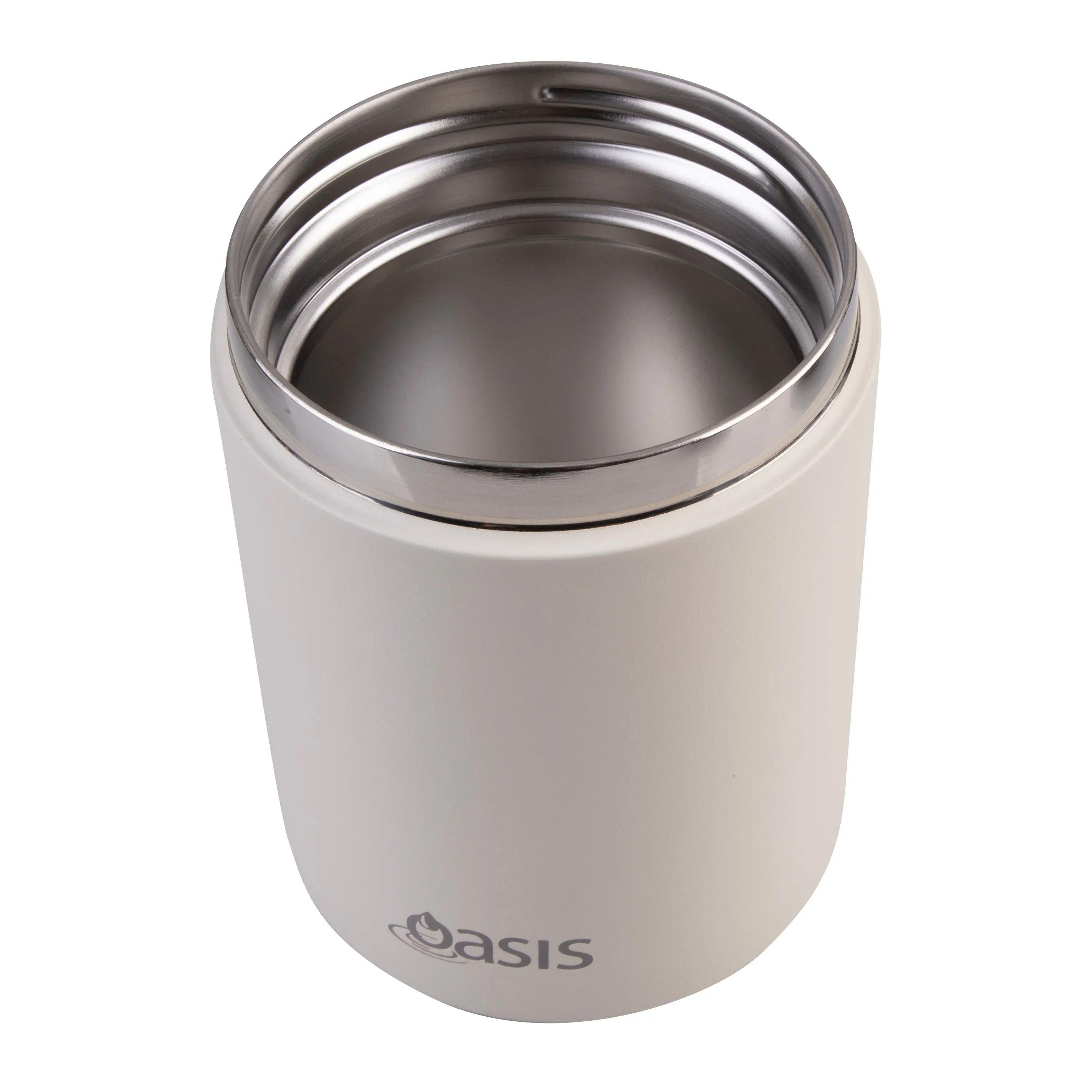 Oasis Insulated Food Jar With Handle - 480ml - Alabaster