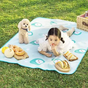 Outdoor Beach Waterproof Floor Mat Portable Picnic Cloth Folding Blanket, Size: Small (Green)