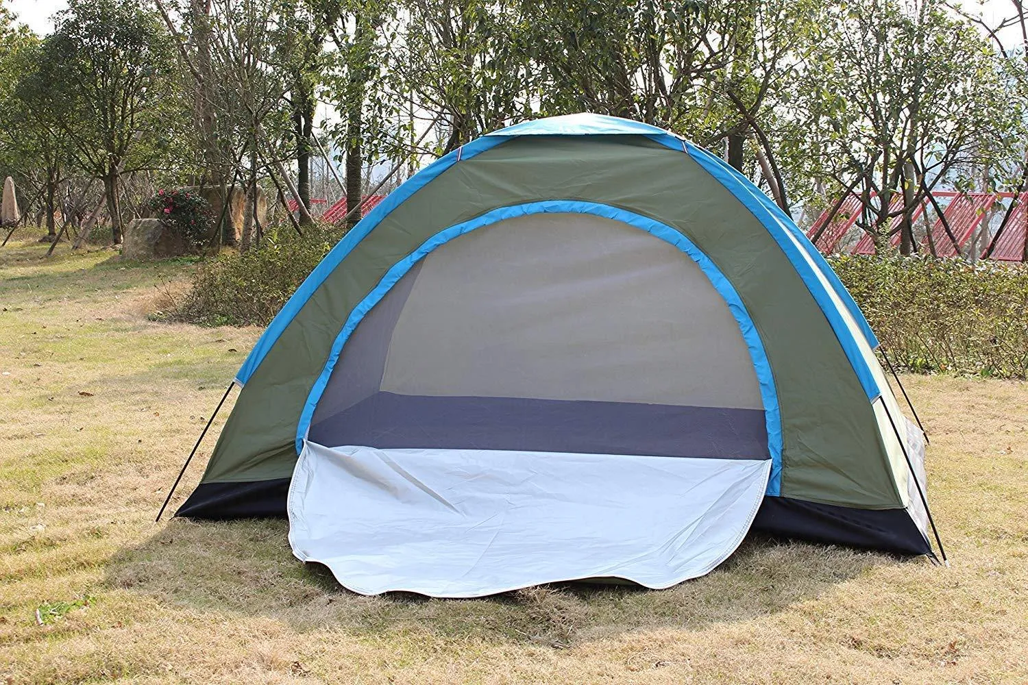 Outdoor Camping Tent Anti Ultraviolet  Portable Foldable Tent for Picnic/Hiking/Trekking Tent Dome Tent Travelling Tent Water Resistant Tent 4  Person