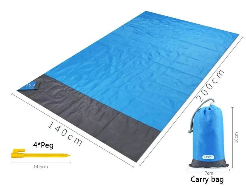 Outdoor Portable Waterproof Beach Picnic Mat Camping Ground Mat Mattress