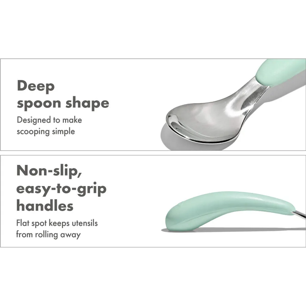 OXO Tot On-The-Go Fork And Spoon Set - Opal