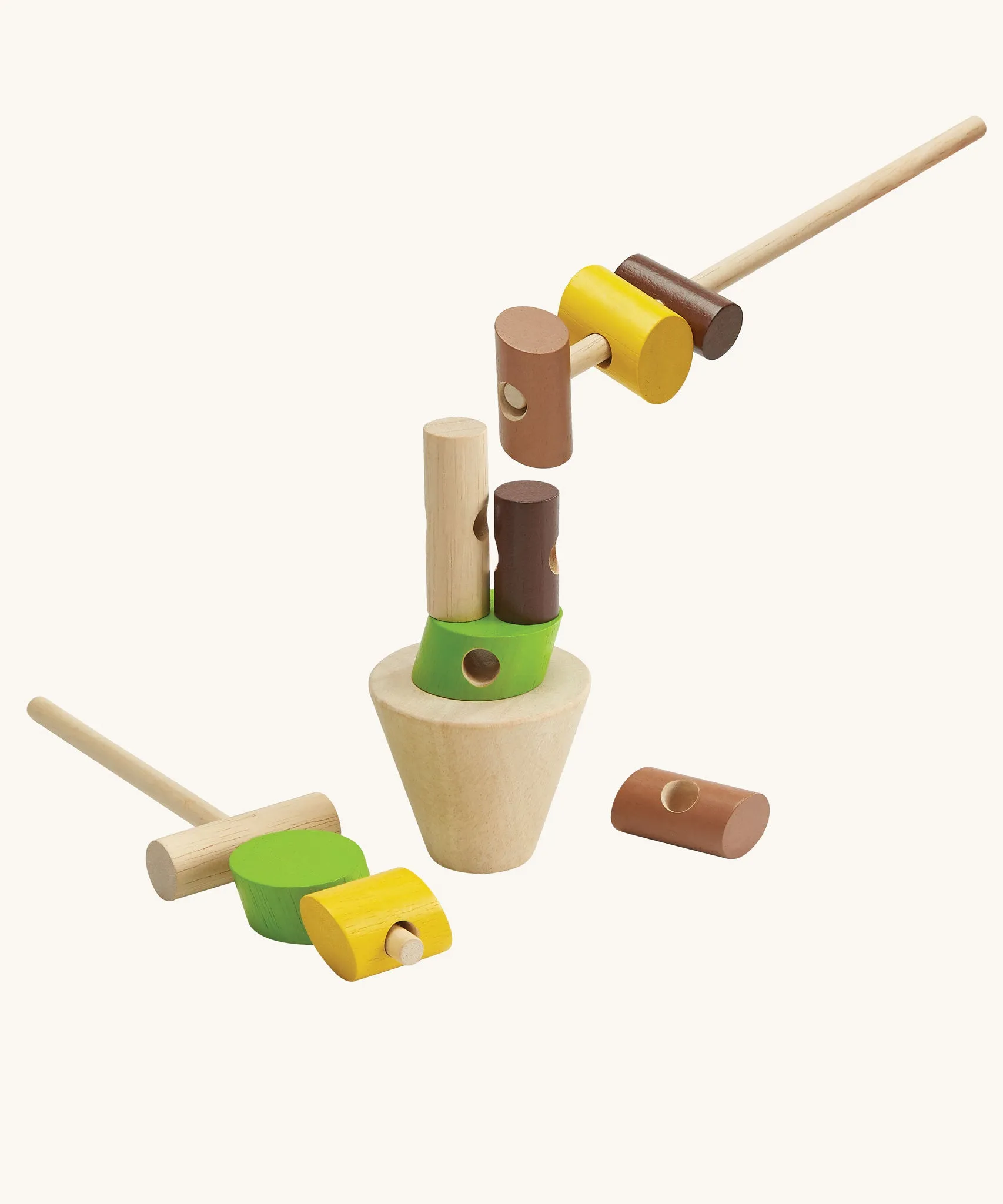 PlanToys Stacking Logs Game