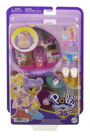 Polly Pocket Hedgehog Coffee Shop Compact Set