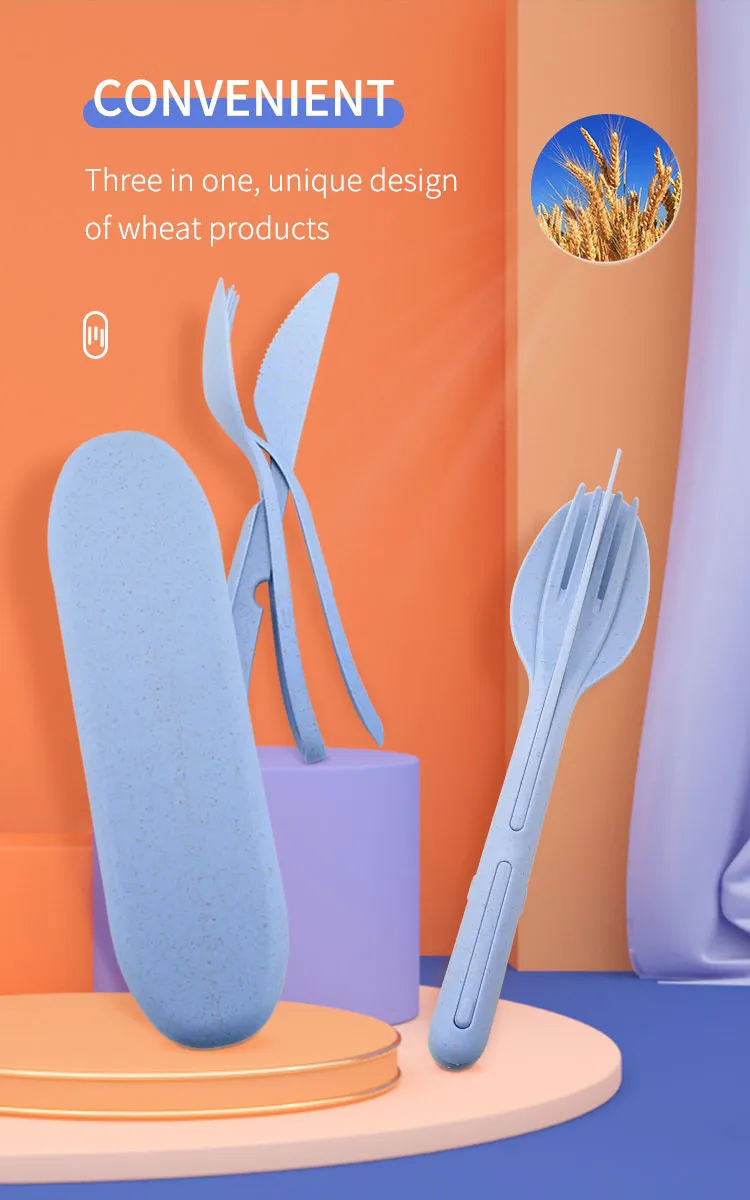 Portable All-in-one Travel Cutlery Set