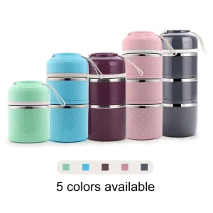 Portable Outdoor Stainless Steel Leak-Proof Food Containers