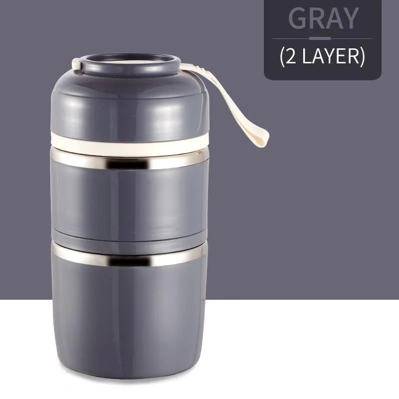 Portable Outdoor Stainless Steel Leak-Proof Food Containers